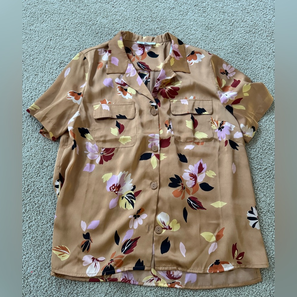 Floral Button-Up Shirt